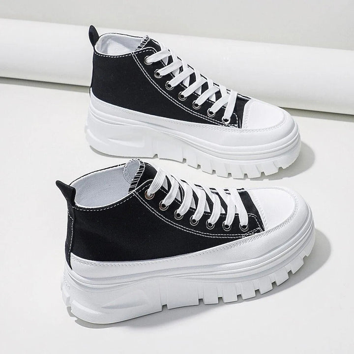 Levoire | Baskets en toile avec lacets