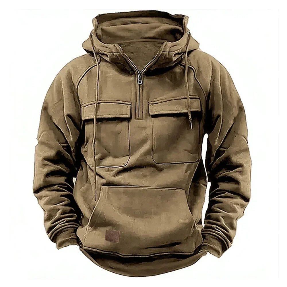 Levoire | Cool Hoodie Pour Hommes Kaki