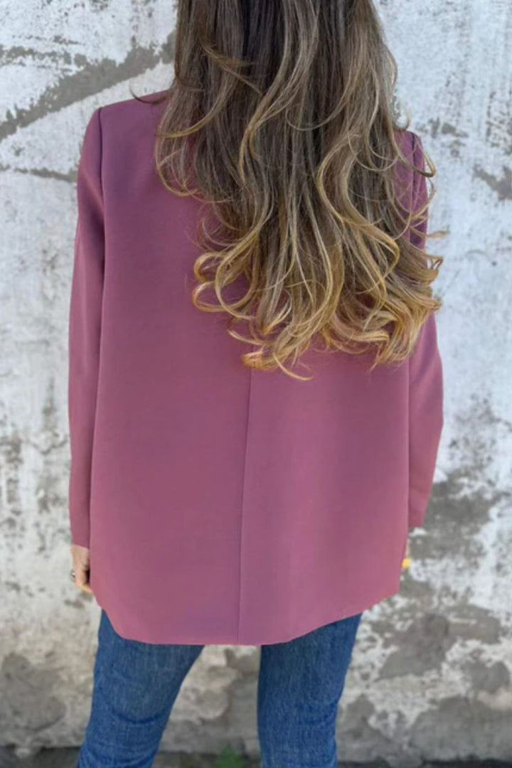 Levoire | Blazer À Col Classique À Manches Longues En Taille Entière