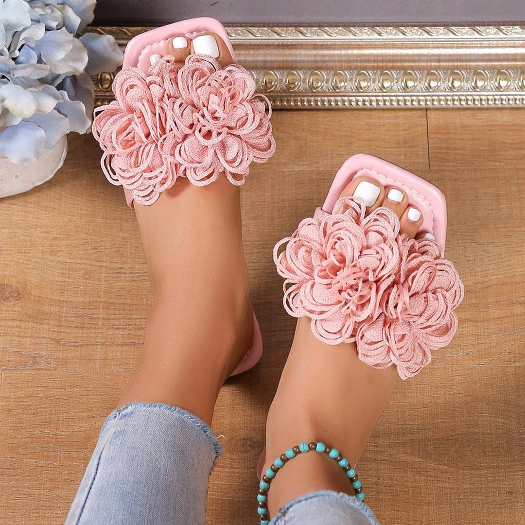Levoire | Ballerines plates avec des fleurs