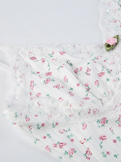 Levoire | Profond V-Cou Pyjama Combinaison Mince