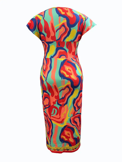 Levoire | Robe Décontractée, À Manches Courtes, Ajustée