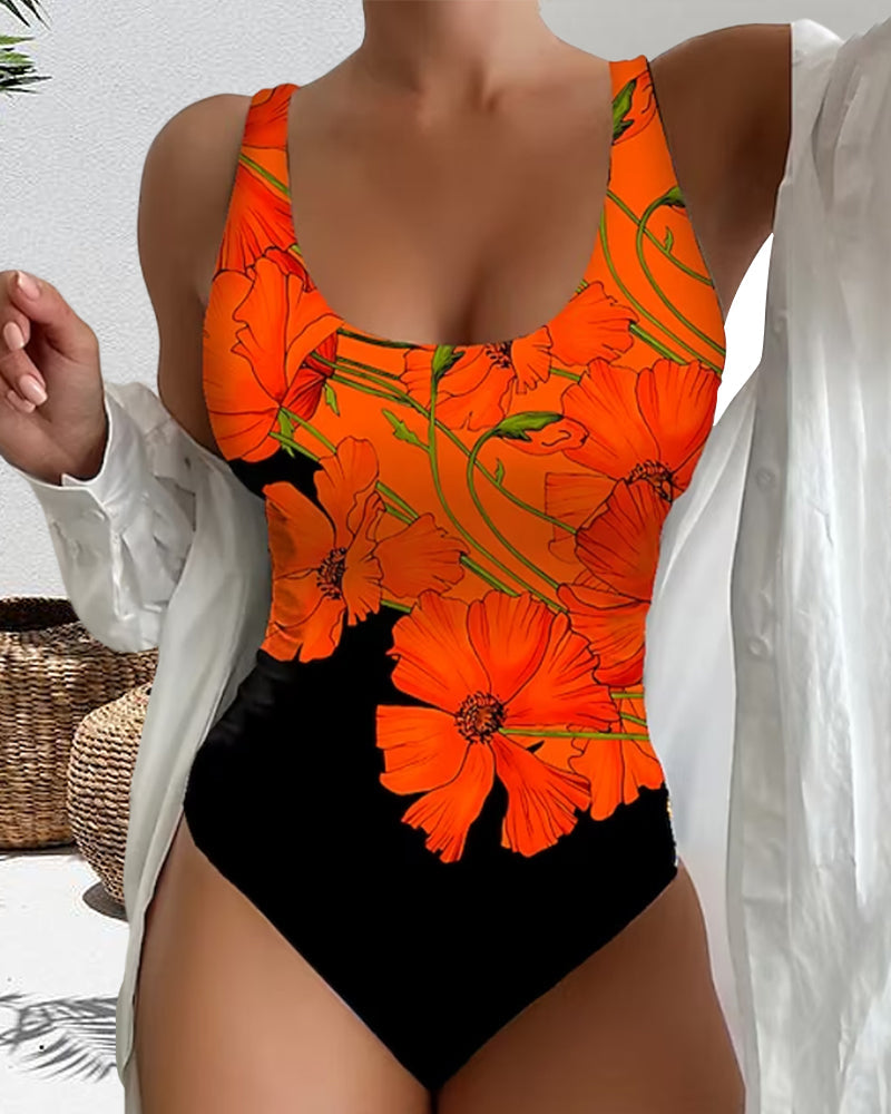 Levoire | Maillot De Bain Avec Un Motif Floral Élégant