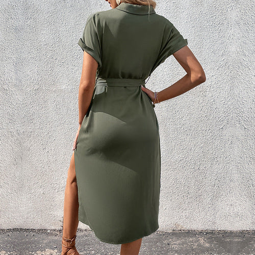 Levoire | Robe Midi En Dentelle Chemise