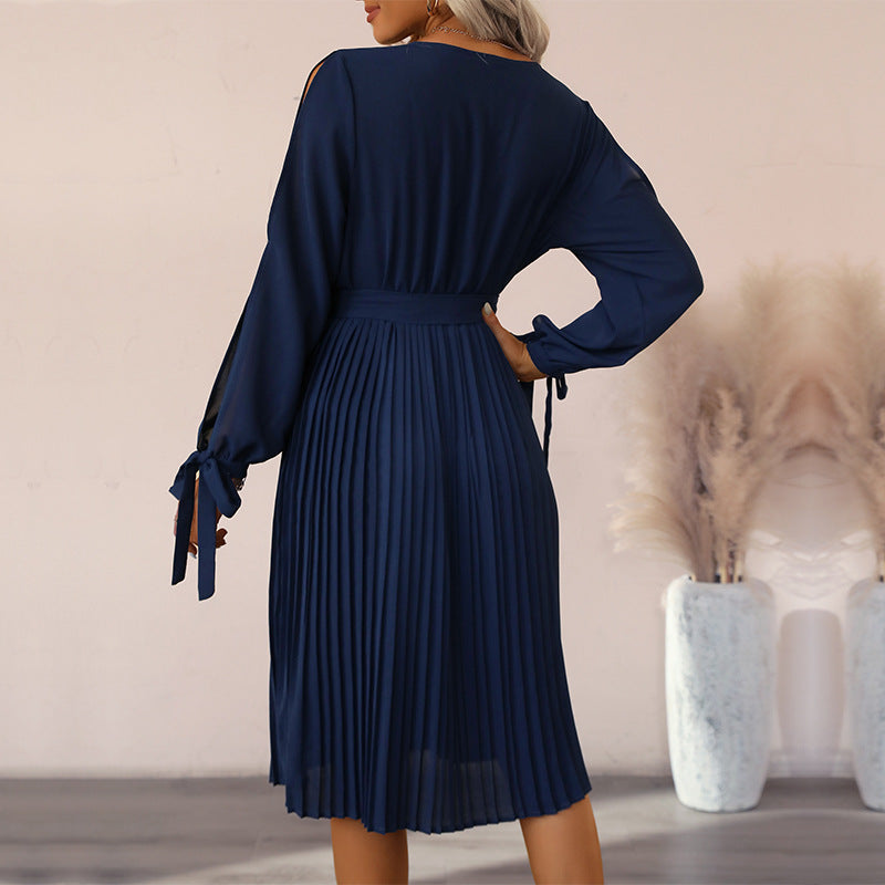 Levoire | Robe Midi Avec Découpes Aux Manches
