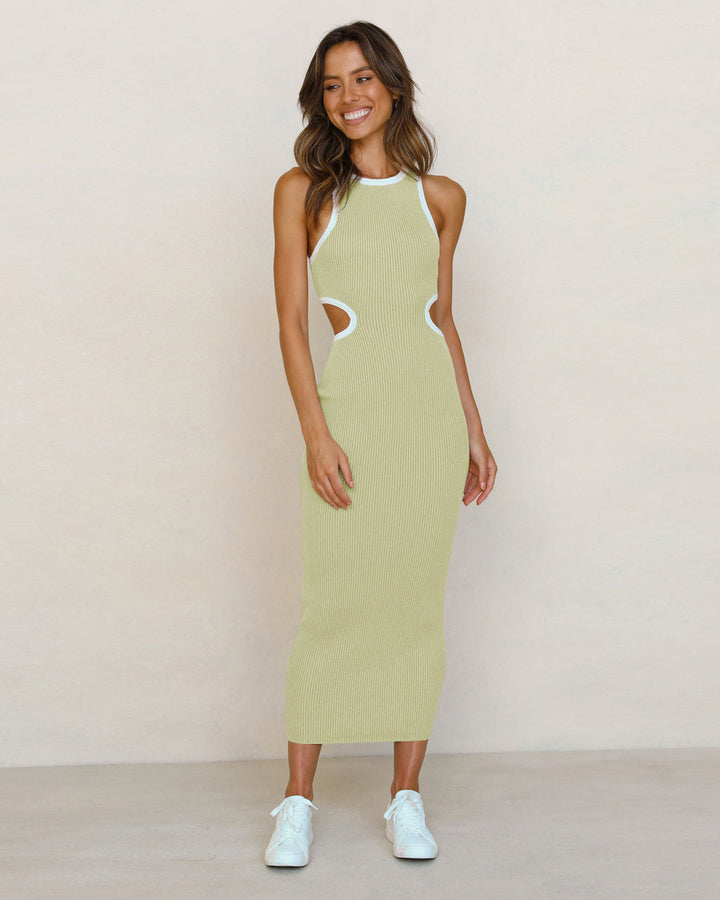 Levoire | Robe En Filet Avec Découpes Kendall Verdeclaro