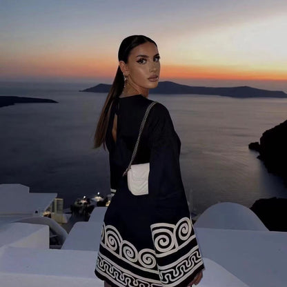 Levoire | Robe À Manches Courtes Avec Manches Longues