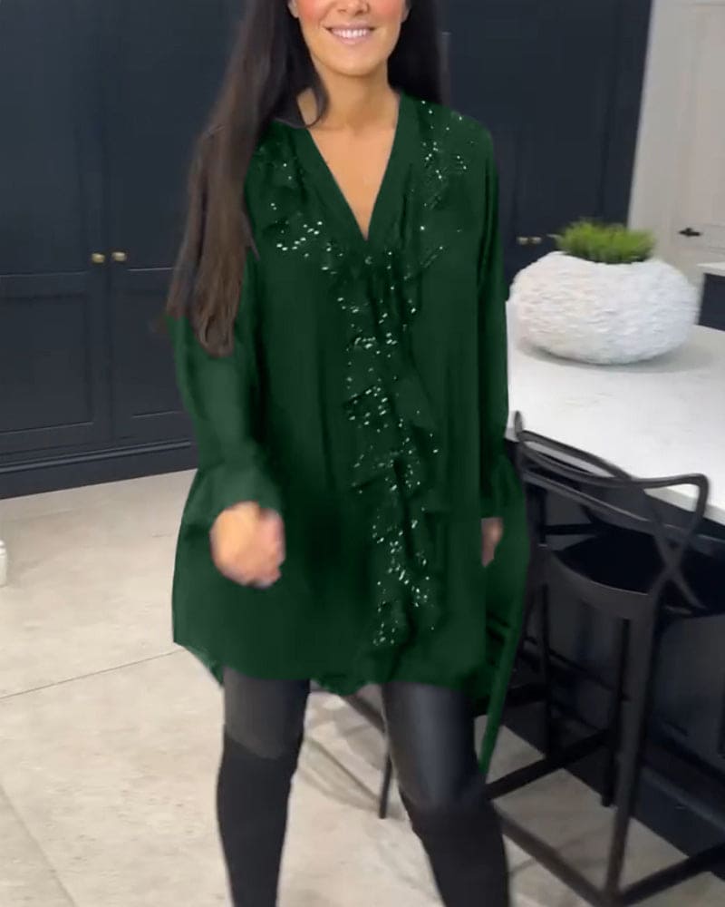 Levoire | Blouse Avec Volants Dans Une Coupe Élégante