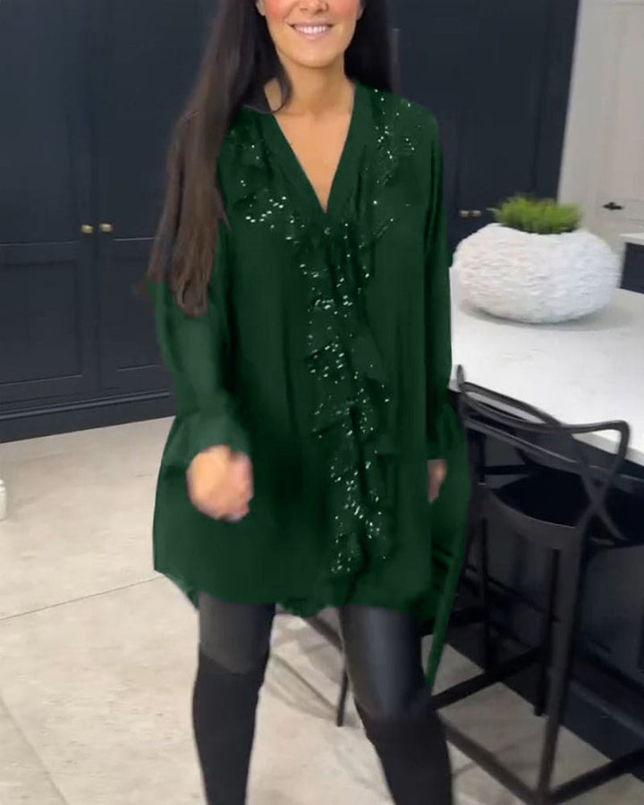 Levoire | Blouse Avec Volants Dans Une Coupe Élégante