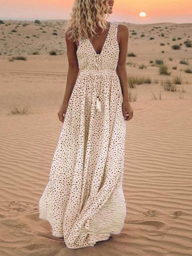 Levoire | Robe Maxi Pour Femmes Robe D'Été Élégante