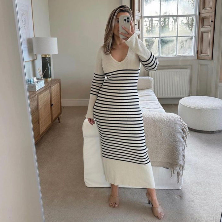 Levoire | Robe Longue Rayée