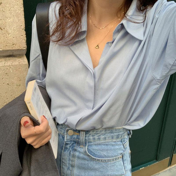 Levoire | Femme Chemise Bleue Bleu
