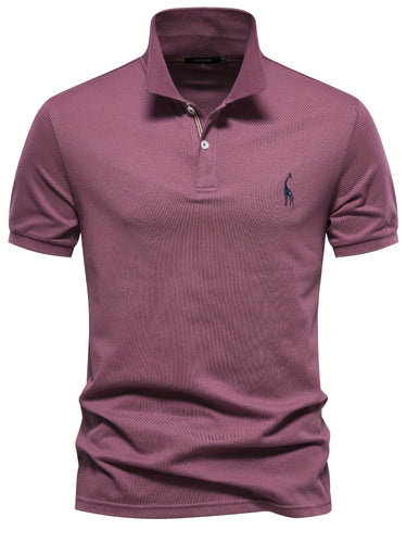 Levoire | Chemise Pour Hommes Unie Avec Motif De Girafe