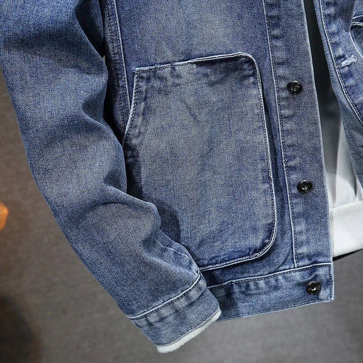 Levoire | Veste En Jean À Capuche Au Style Vintage