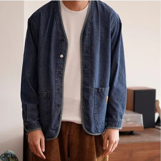 Levoire | Veste De Chorégraphie Classique En Denim Indigo