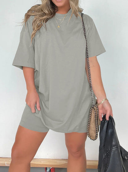 Levoire | Ensemble Deux Pièces Décontracté Ample Pour Femme Gris clair