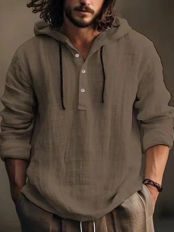 Levoire | Sweatshirt Top En Tissu Mélangé Décontracté Marron foncé