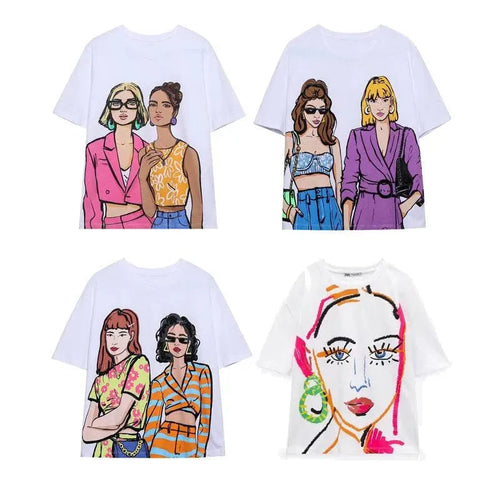 Levoire | t-shirt imprimé à manches courtes pour femmes