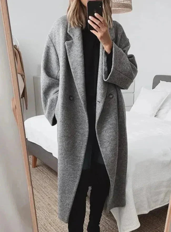 Levoire | Surdimensionné Manteau Gris