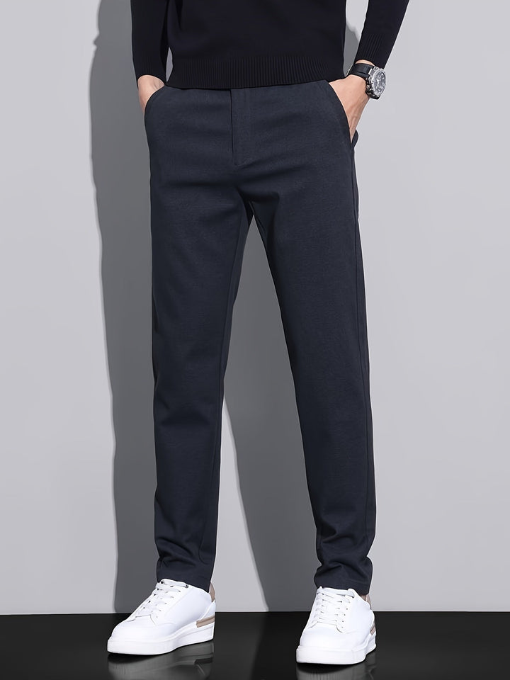 Levoire | Slim Fit Pantalon De Loisirs Pour Hommes En Tissu Respirant Et Élastique