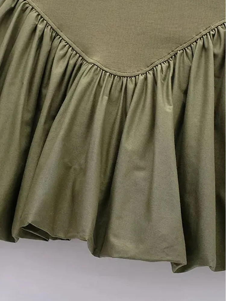 Levoire | Robe En Popeline Mini Avec Manches Bouffantes
