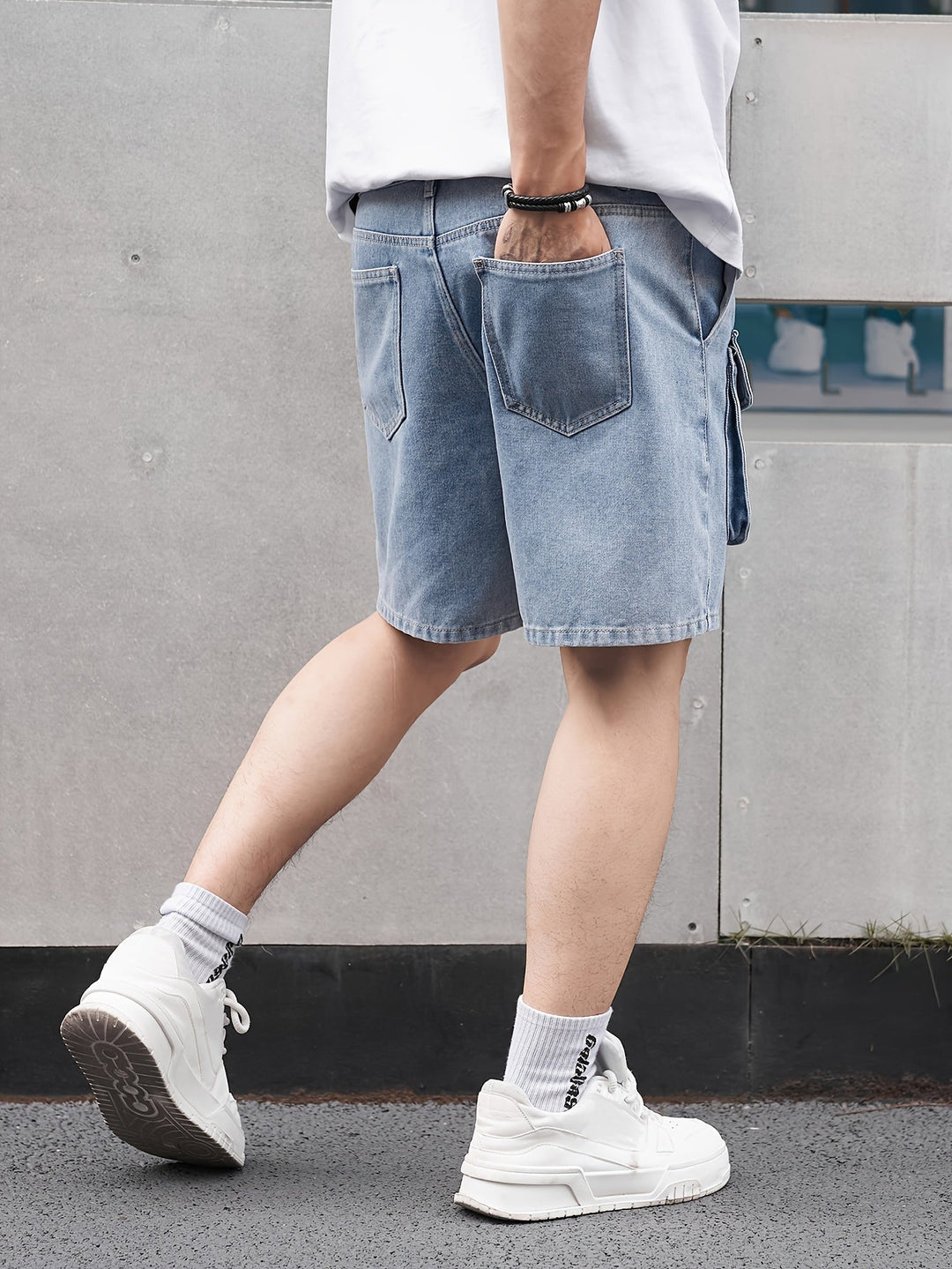 Levoire | Shorts En Denim Forts Pour Hommes Avec Plusieurs Poches