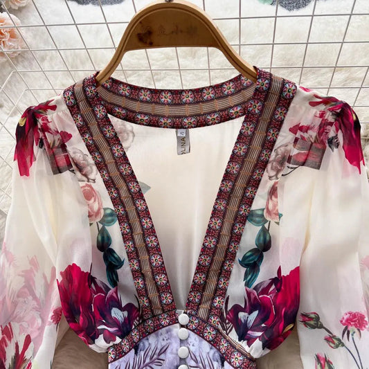 Levoire | Chiffon robe à ligne A