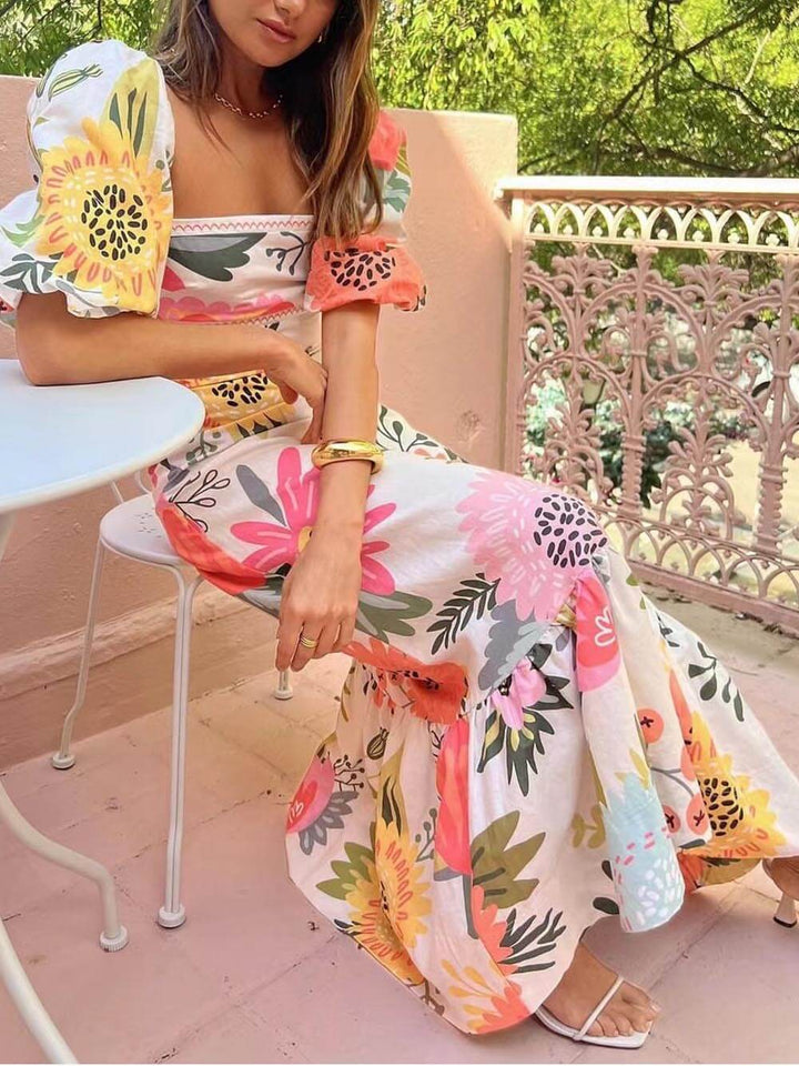 Levoire | MAXI ROBE AVEC IMPRIMÉ FLORAL