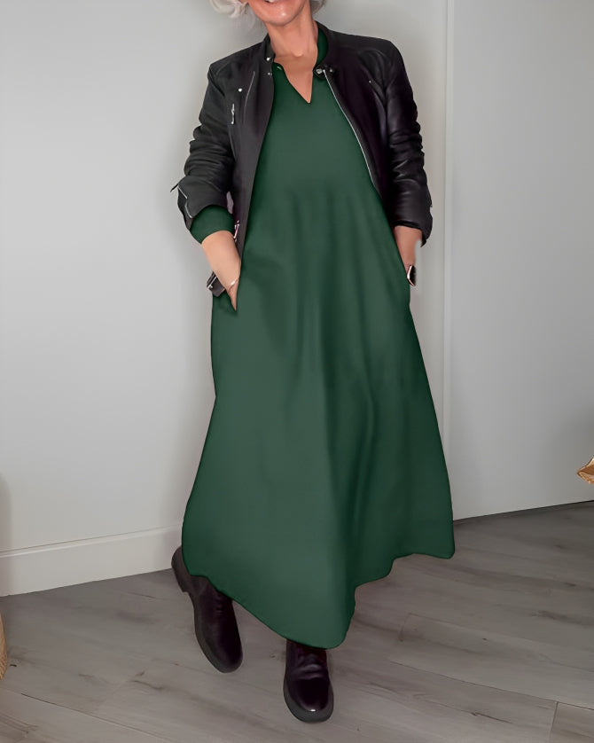 Levoire | Femmes Élégante Robe Maxi Longue