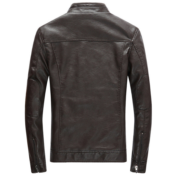 Levoire | Élégante Veste En Cuir Pour Hommes Braun