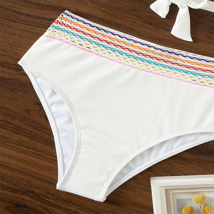 Levoire | Bikini Avec Des Bretelles Croisées Et Taille Haute