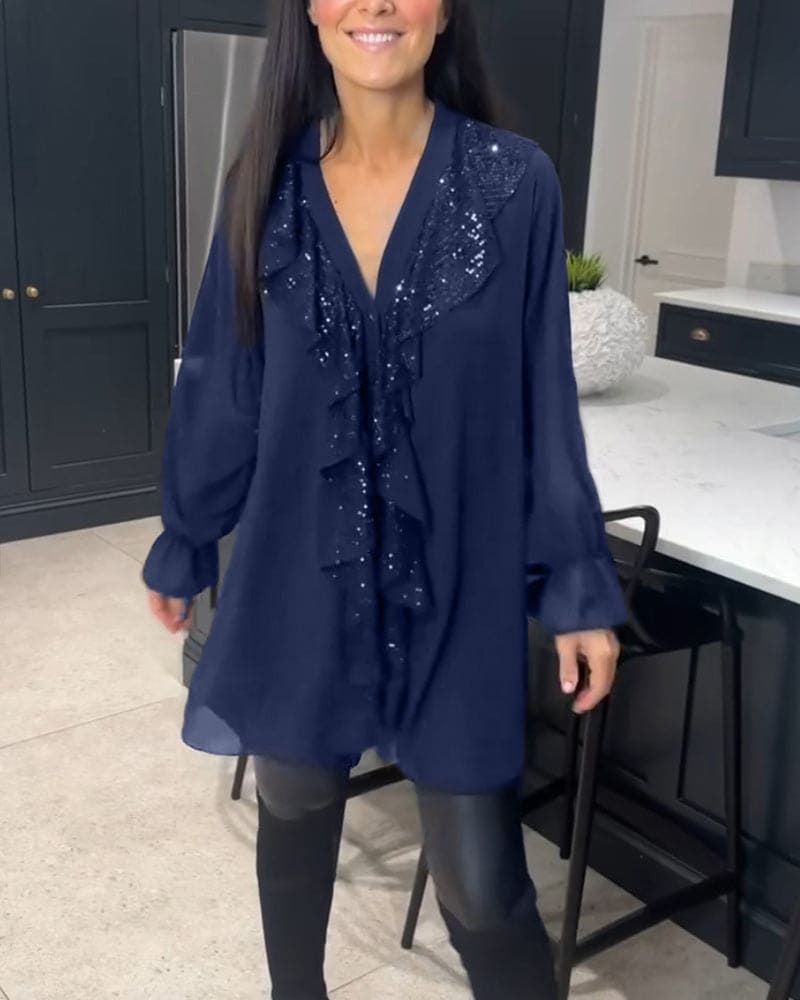 Levoire | Blouse Avec Volants Dans Une Coupe Élégante