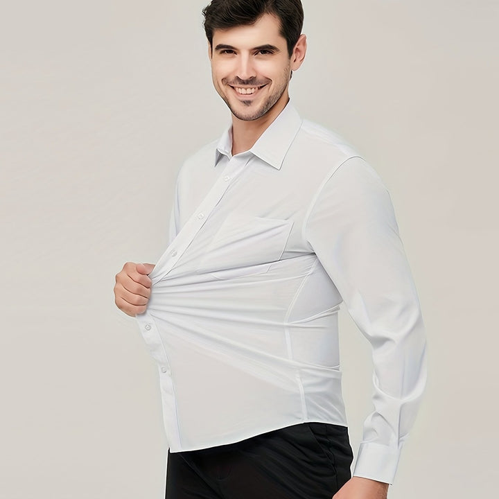 Levoire | Chemise De Business En Coton Respirant Pour Homme Blanc
