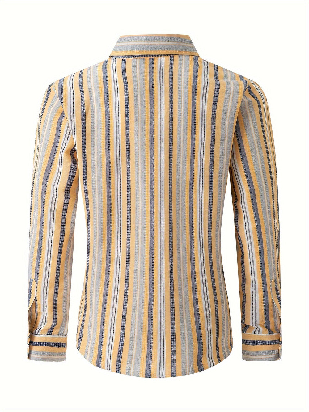 Levoire | Chemise En Coton Lin Rayée Pour Hommes Pour Un Look Décontracté