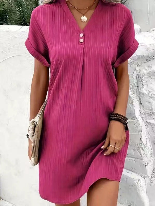 Levoire | Robe À Coupe Détendue Lila Rouge