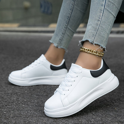 Levoire | Sneakers Orthopédiques Blanc Noir
