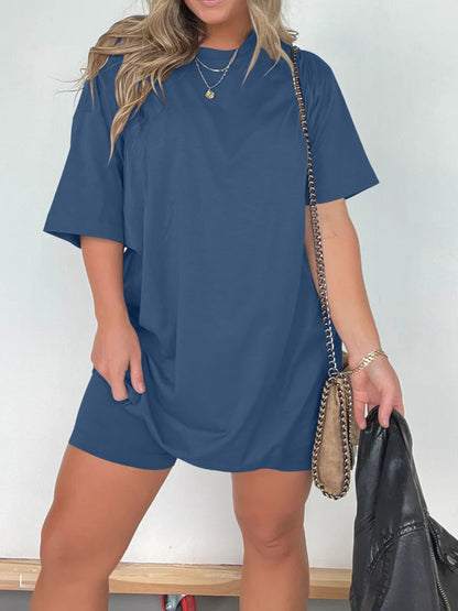 Levoire | Ensemble Deux Pièces Décontracté Ample Pour Femme Bleu