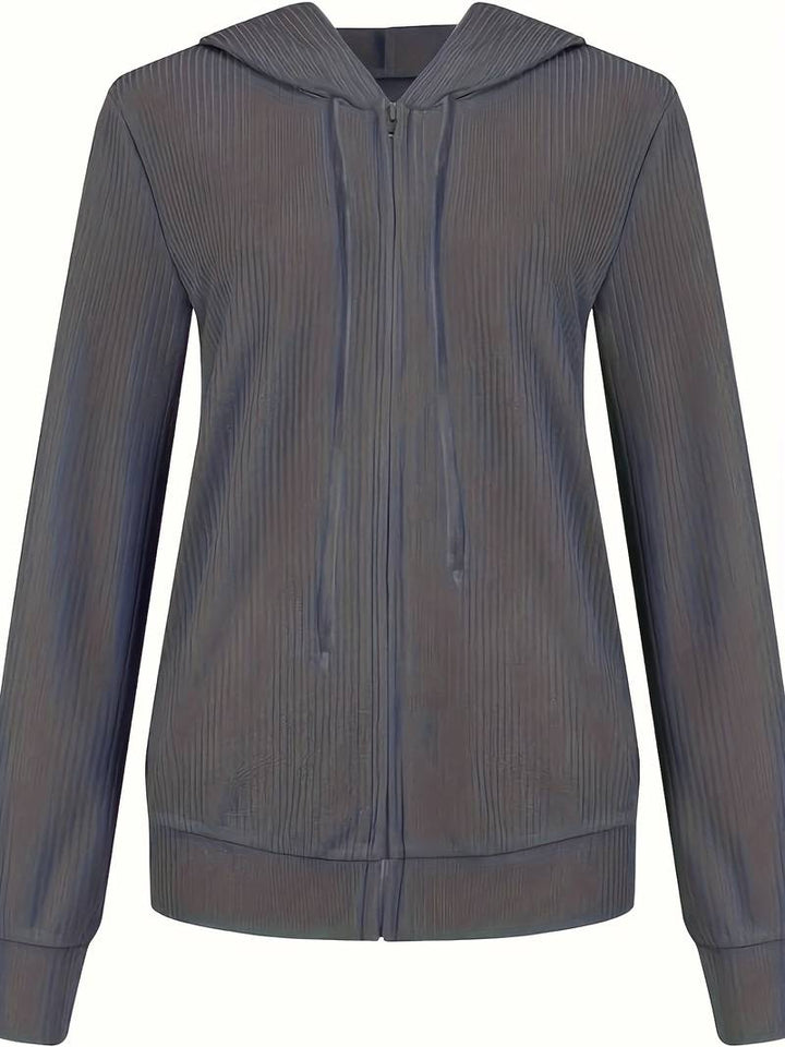 Levoire | Veste En Tricot Avec Capuche gris bleu