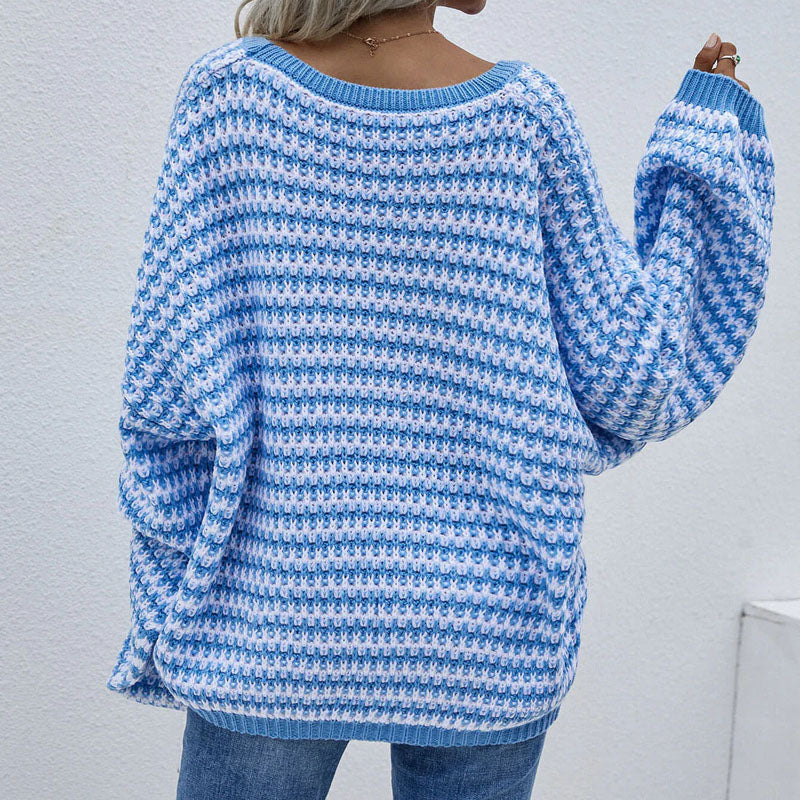 Levoire | En Tricot Décontracté À Rayures