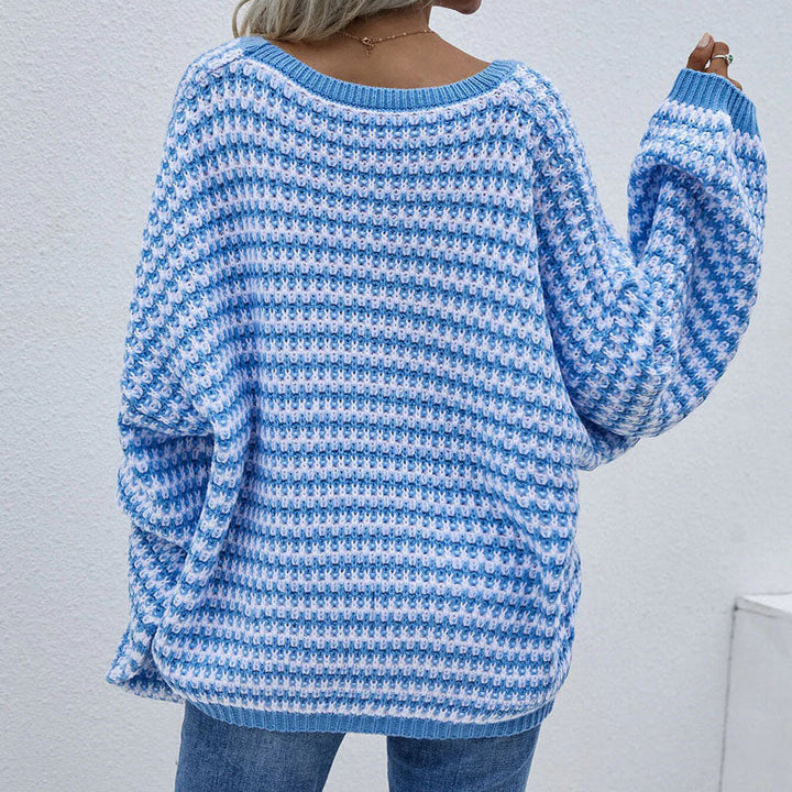 Levoire | En Tricot Décontracté À Rayures