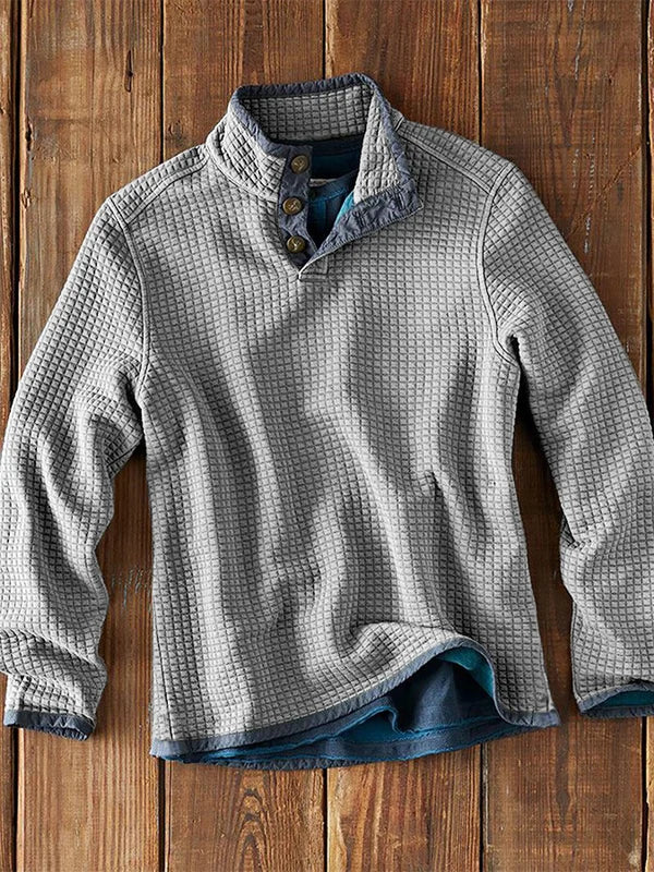 Levoire | Col Longue T-Shirt Gris clair