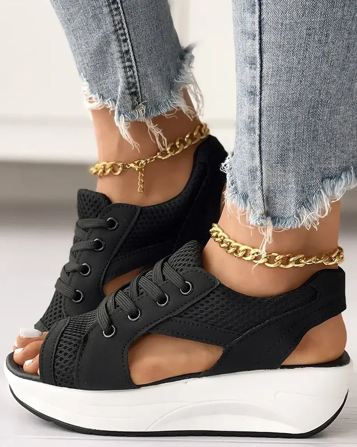 Levoire | Sandales Muffin Noir