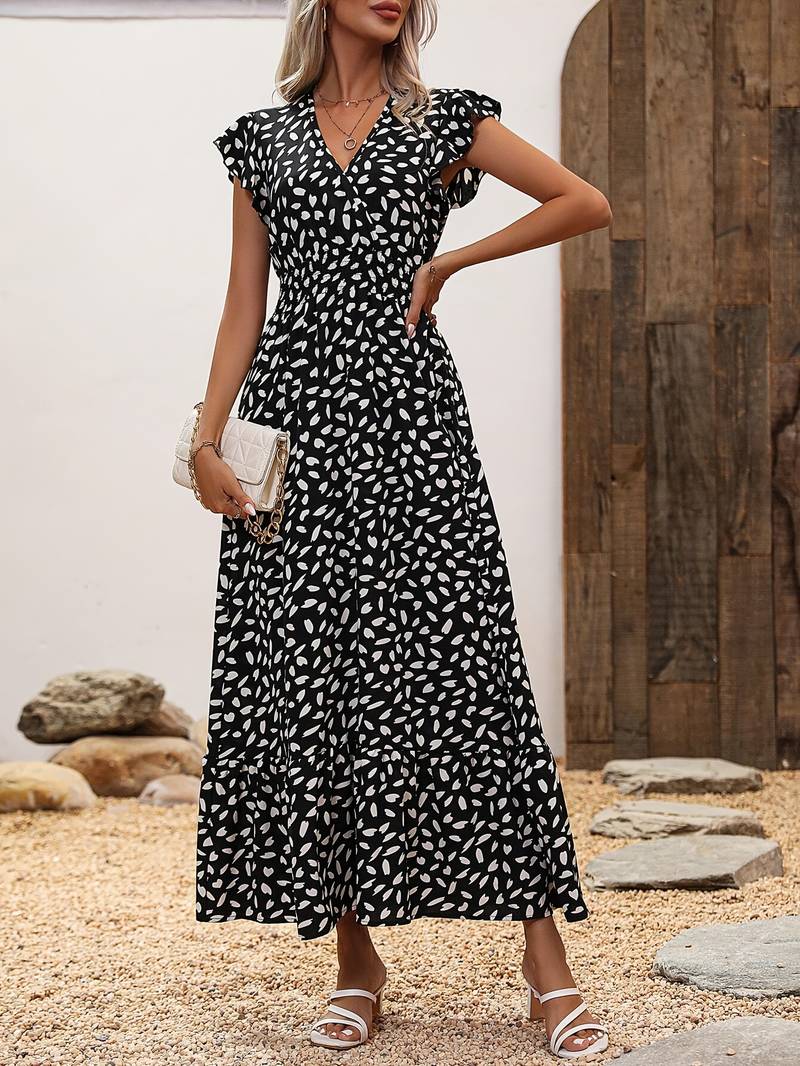 Levoire | Robe En A Avec Impression Intégrale