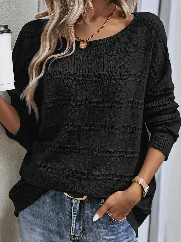 Levoire | Pull En Tricot Avec Des Manches Longues Noir