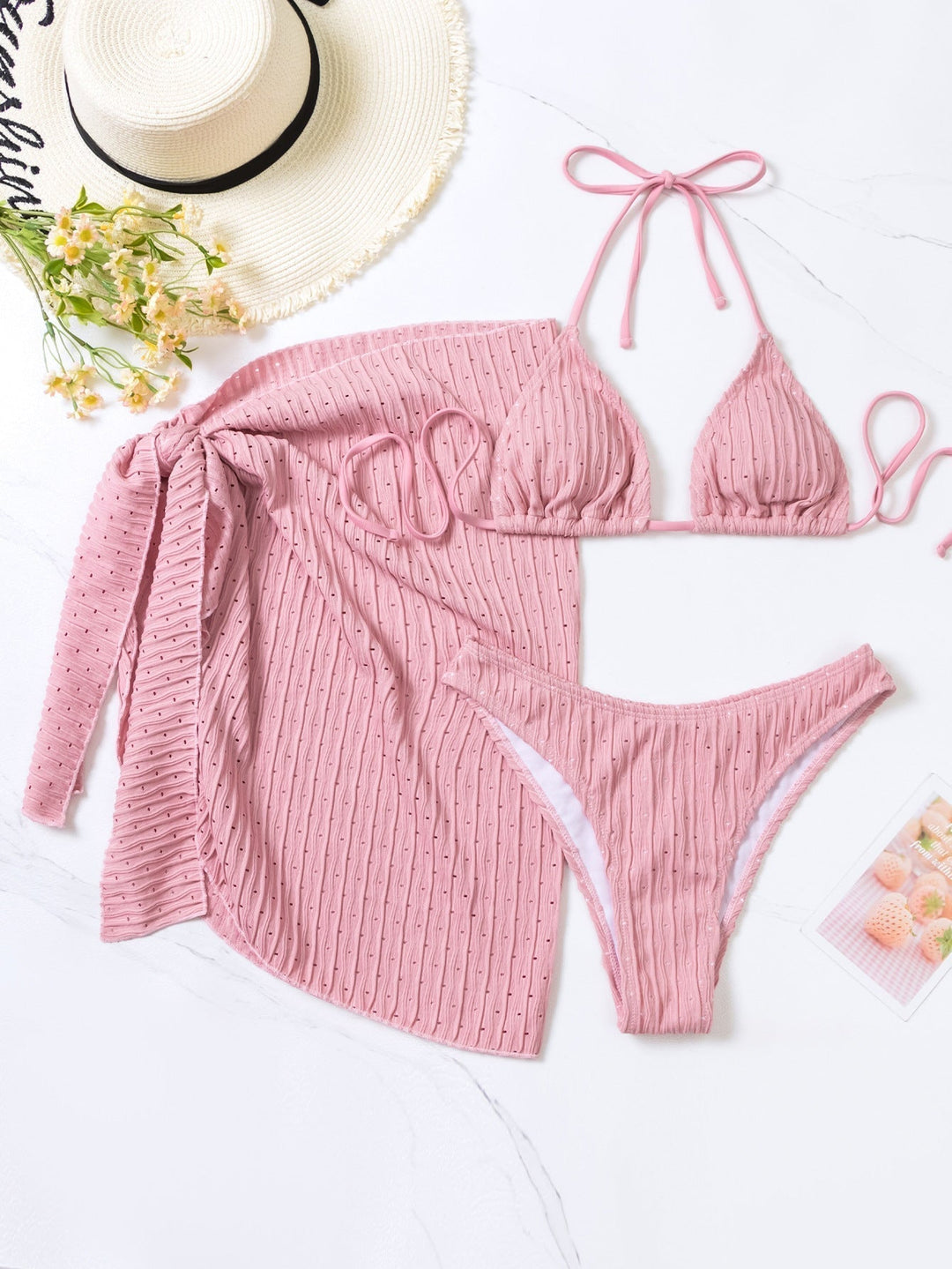 Levoire | Haut De Bikini Triangle Et Jupe (3 Pièces)