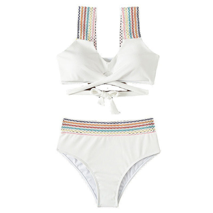 Levoire | Bikini Avec Des Bretelles Croisées Et Taille Haute