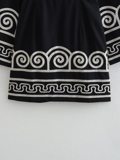 Levoire | Robe À Manches Courtes Avec Manches Longues