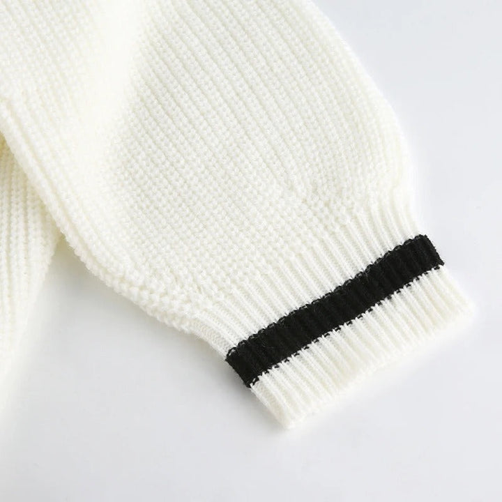 Levoire | Pull En Tricot Élégant Avec Décolleté En V