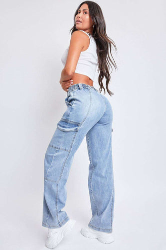 Levoire | Pantalons Cargo Droits Taille Haute