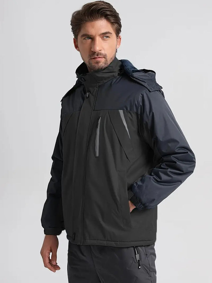 Levoire | Veste À Capuche Imperméable À Manches Longues Avec Fermeture Éclair